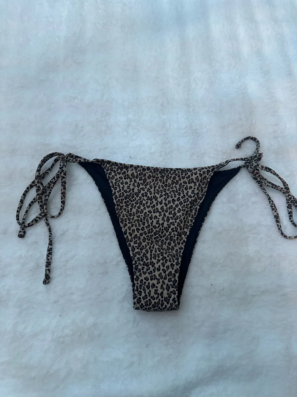 New! Frankie's Bikinis Baby Leopard Divine Skimpy Bikini Bottom XL 39313